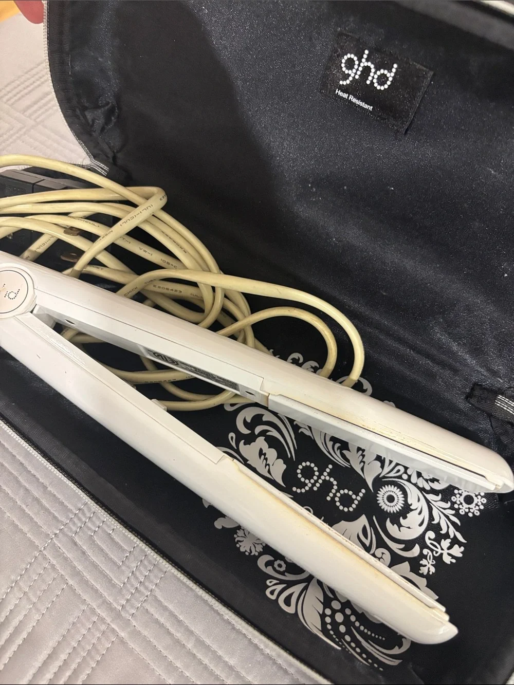 GHD straightener with original Hard Shell Case